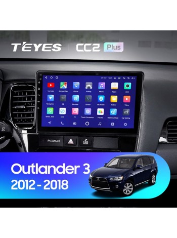 Teyes CC2 PLUS Mitsubishi Outlander 3 GF0W GG0W 2012-2018 10" Штатна магнітола