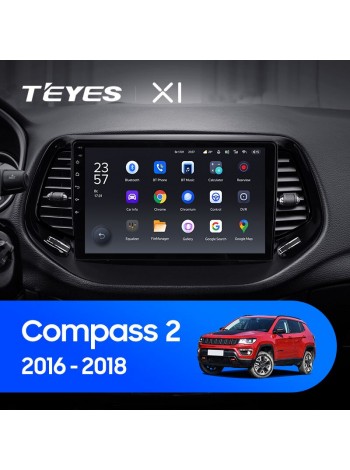 Teyes X1 2+32Gb Jeep Compass 2 MP 2016-2018 10" Штатна магнітола