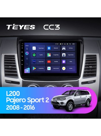 Teyes CC3 Mitsubishi Pajero Sport 2 L200 Triton 2008-2016 9" Штатна магнітола