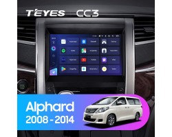 Teyes CC3 Toyota Alphard H20 2008-2014 9" Штатна магнітола