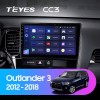 Штатная магнитола Teyes CC3 4+64 Gb Mitsubishi Outlander 3 GF0W GG0W (1 Din) 2012-2018 10"