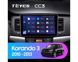 Teyes CC3 SsangYong Korando 3 2010-2013 9" Штатная магнитола