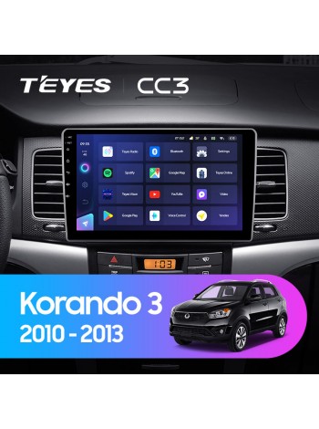 Teyes CC3 SsangYong Korando 3 2010-2013 9" Штатна магнітола