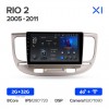 Teyes X1 2+32Gb Kia RIO 2 2005-2011 9" Штатная магнитола