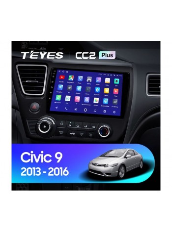 Teyes CC2 PLUS Honda Civic 9 Middle East 2013-2016 9" Штатная магнитола