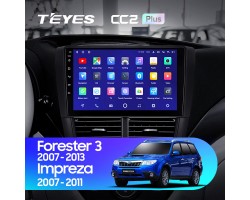 Teyes CC2 PLUS Subaru Forester 3 SH 2007-2013 For Subaru Impreza GH GE 2007-2011 9" Штатна магнітола