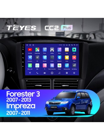 Teyes CC2 PLUS Subaru Forester 3 SH 2007-2013 For Subaru Impreza GH GE 2007-2011 9" Штатна магнітола