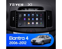 Teyes X1 2+32Gb Hyundai Elantra 4 HD 2006-2012 9" Штатная магнитола