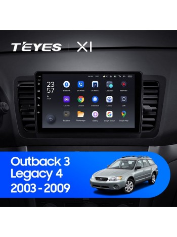 Teyes X1 2+32Gb Subaru Outback 3 Legacy 4 2003-2009 9" Штатная магнитола