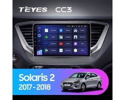 Teyes CC3 Hyundai Solaris 2 2017-2018 9" Штатна магнітола