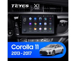 Teyes X1 2+32Gb Toyota Corolla 11 Middle East 2013-2017 10" Штатна магнітола