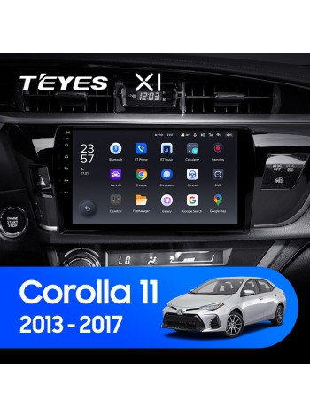 Teyes X1 2+32Gb Toyota Corolla 11 Middle East 2013-2017 10" Штатна магнітола
