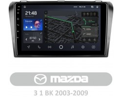 AMS T910 Mazda 3 1 BK 2003-2009 9" Штатна магнітола