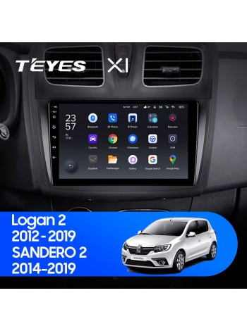 Teyes X1 2+32Gb Renault Logan 2 2012-2019 Sandero 2 2014-2019 9" Штатна магнітола