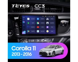 Teyes CC3 Toyota Corolla 11 Middle East 2013-2017 10" Штатна магнітола