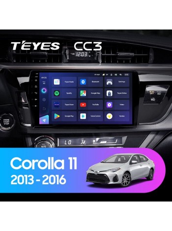 Teyes CC3 Toyota Corolla 11 Middle East 2013-2017 10" Штатна магнітола