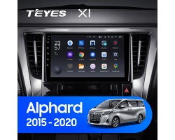 Teyes X1 2+32Gb Toyota Alphard H30 2015-2020 10" Штатная магнитола