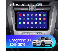 Teyes CC2 PLUS Geely Emgrand X7 1 GX7 EX7 2011-2019 9" Штатная магнитола