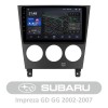 AMS T910 Subaru Impreza GD GG 2002-2007 9" Штатна магнітола