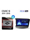 Teyes CC2 PLUS Honda Civic 9 FB FK FD 2011-2015 9" Штатная магнитола