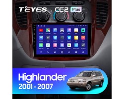 Teyes CC2 PLUS Toyota Highlander 1 XU20 2001-2007 9" Штатна магнітола