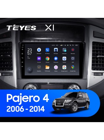 Teyes X1 2+32Gb Mitsubishi Pajero 4 V80 V90 2006-2014 9" Штатна магнітола