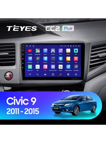 Teyes CC2 PLUS Honda Civic 9 FB FK FD 2011-2015 9" Штатная магнитола