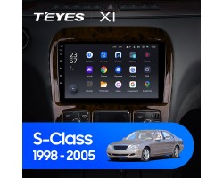 Teyes X1 2+32Gb Mercedes Benz S-Class W220 VV220 1998-2005 9" Штатная магнитола