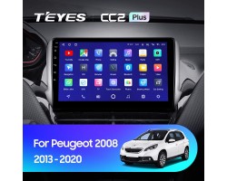 Teyes CC2 PLUS Peugeot 2008 1 208 (1Din) 2013-2020 10" Штатная магнитола