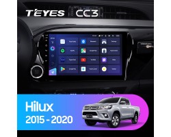 Teyes CC3 Toyota Hilux Pick Up AN120 2015-2020 10" Штатна магнітола