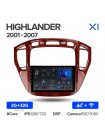 Teyes X1 2+32Gb Toyota Highlander 1 XU20 2001-2007 9" Штатная магнитола
