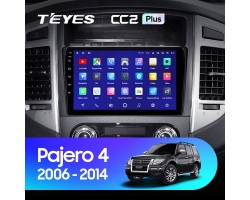 Teyes CC2 PLUS Mitsubishi Pajero 4 V80 V90 2006-2014 9" Штатна магнітола