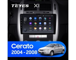 Teyes X1 2+32Gb Kia Cerato 1 LD 2004-2008 9" Штатная магнитола