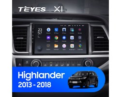 Teyes X1 2+32Gb Toyota Highlander 3 XU50 2013-2018 10" Штатная магнитола