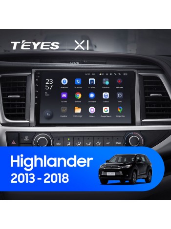 Teyes X1 2+32Gb Toyota Highlander 3 XU50 2013-2018 10" Штатна магнітола