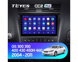 Teyes CC2 PLUS Lexus GS III 3 300 350 400 430 450H 460 2004-2011 9" Штатна магнітола