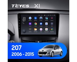 Teyes X1 2+32Gb Peugeot 207 2006-2015 9" Штатная магнитола