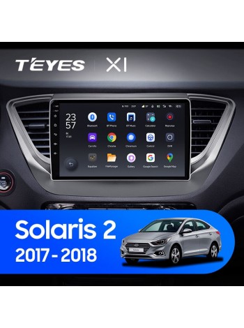 Teyes X1 2+32Gb Hyundai Solaris 2 2017-2018 9" Штатна магнітола