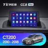 Teyes CC2 PLUS Lexus CT CT200 CT200h 2010-2018 9" Штатная магнитола