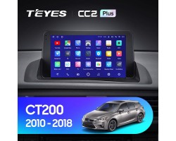 Teyes CC2 PLUS Lexus CT CT200 CT200h 2010-2018 9" Штатная магнитола