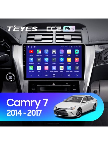 Teyes CC2 PLUS Toyota Camry 7 XV 50 55 2014-2017 10" Штатная магнитола