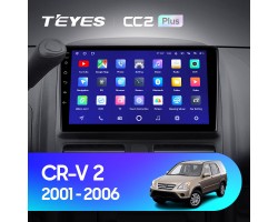 Teyes CC2 PLUS Honda CR-V 2 CRV 2001-2006 9" Штатная магнитола