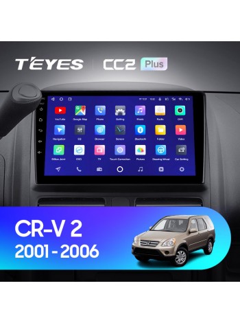 Teyes CC2 PLUS Honda CR-V 2 CRV 2001-2006 9" Штатная магнитола