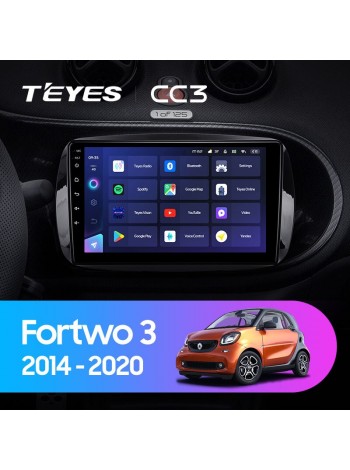 Teyes CC3 Mercedes Benz Smart Fortwo 3 C453 A453 W453 2014-2020 9" Штатна магнітола