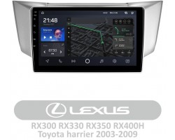 AMS T910 Lexus RX300 RX330 RX350 RX400H Toyota harrier 2003-2009 9" Штатна магнітола