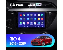 Teyes CC2 PLUS Kia RIO 4 2016 - 2019 9" Штатная магнитола
