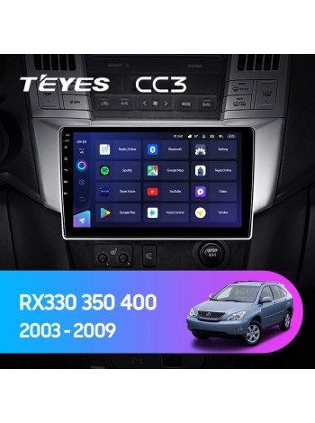 Teyes CC3 Lexus RX300 RX330 RX350 RX400H Toyota harrier 2003-2009 9" Штатна магнітола