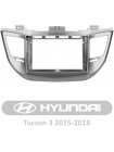 Штатна магнітола AMS T910 6+128 Gb Hyundai Tucson 3 2015-2018 (A) 9"