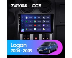 Teyes CC3 Renault Logan 1 2004-2009 9" Штатная магнитола