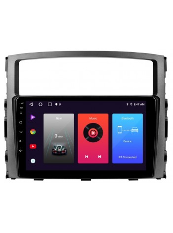 Штатна магнітола Sigma F9216 2+32 Gb Mitsubishi Pajero 4 V80 V90 2006-2014 (A) 9" CarPlay